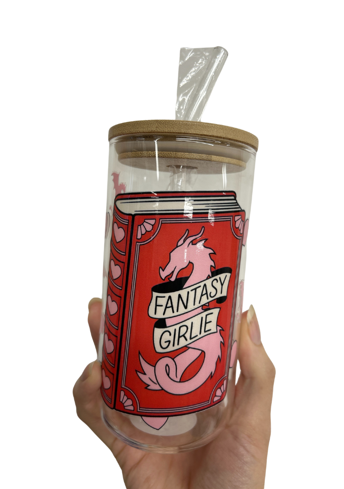 Fantasy Girlie Glass Tumbler