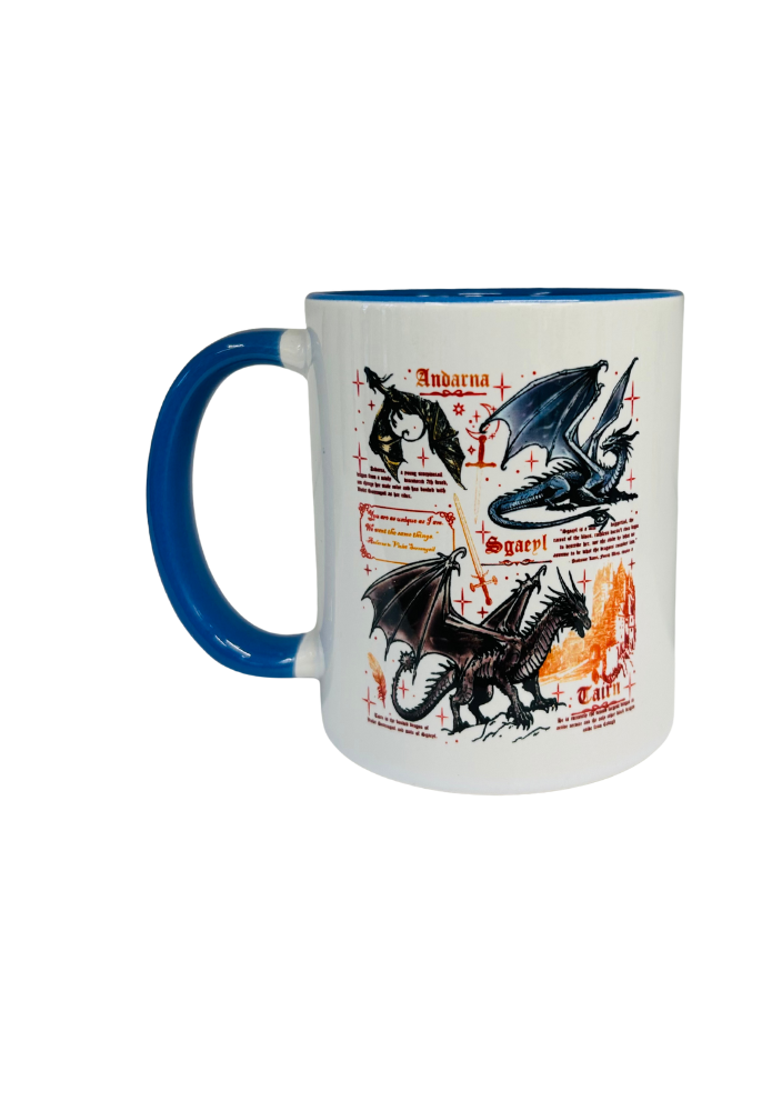 Fourth Wing Inspired Cup – Double Sided (Blue)