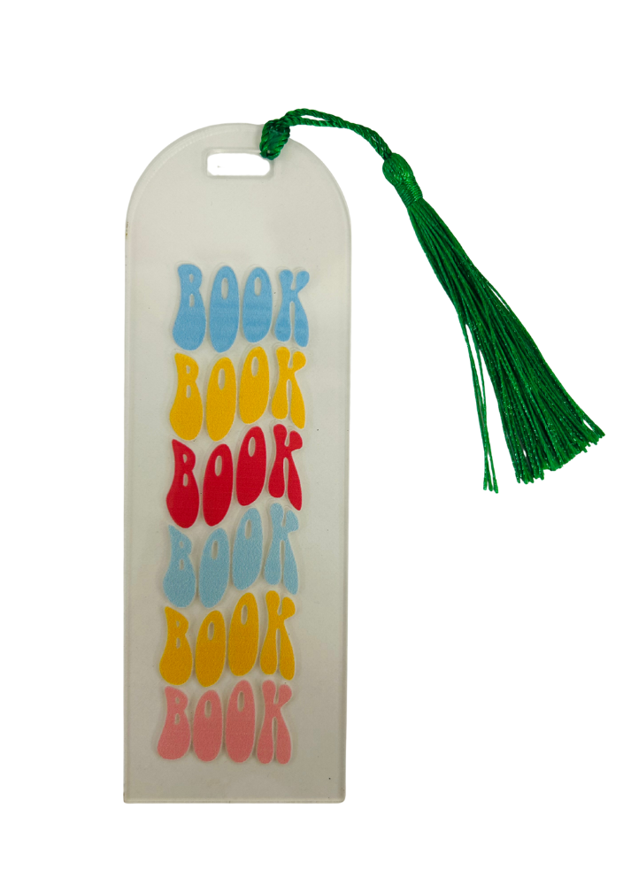 Book, book, book - See-through Acrylic Bookmark